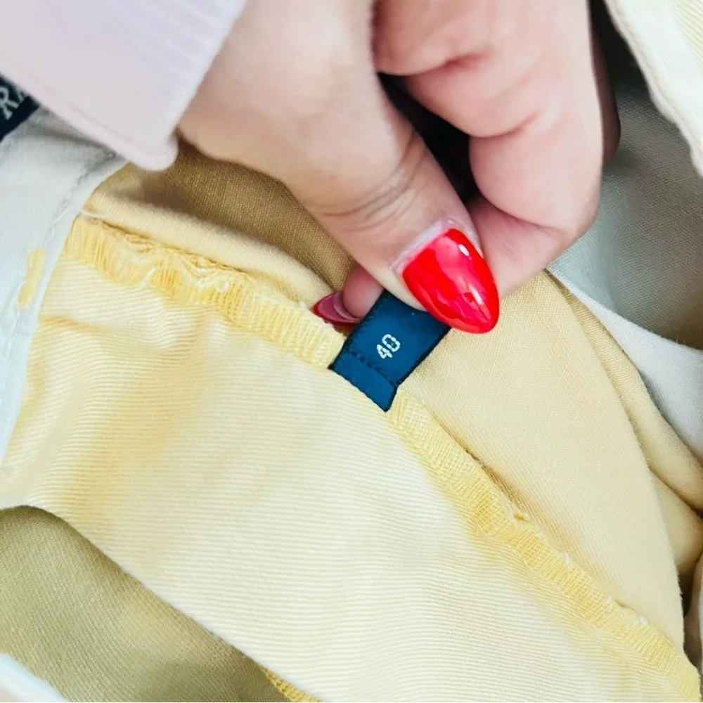 Polo Ralph Lauren Men’s butter yellow chino Shorts old money Summer
